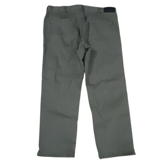 Calvin Klein Jeans Mens 40 Straight Leg Olive Green Denim Pants - Picture 4 of 4